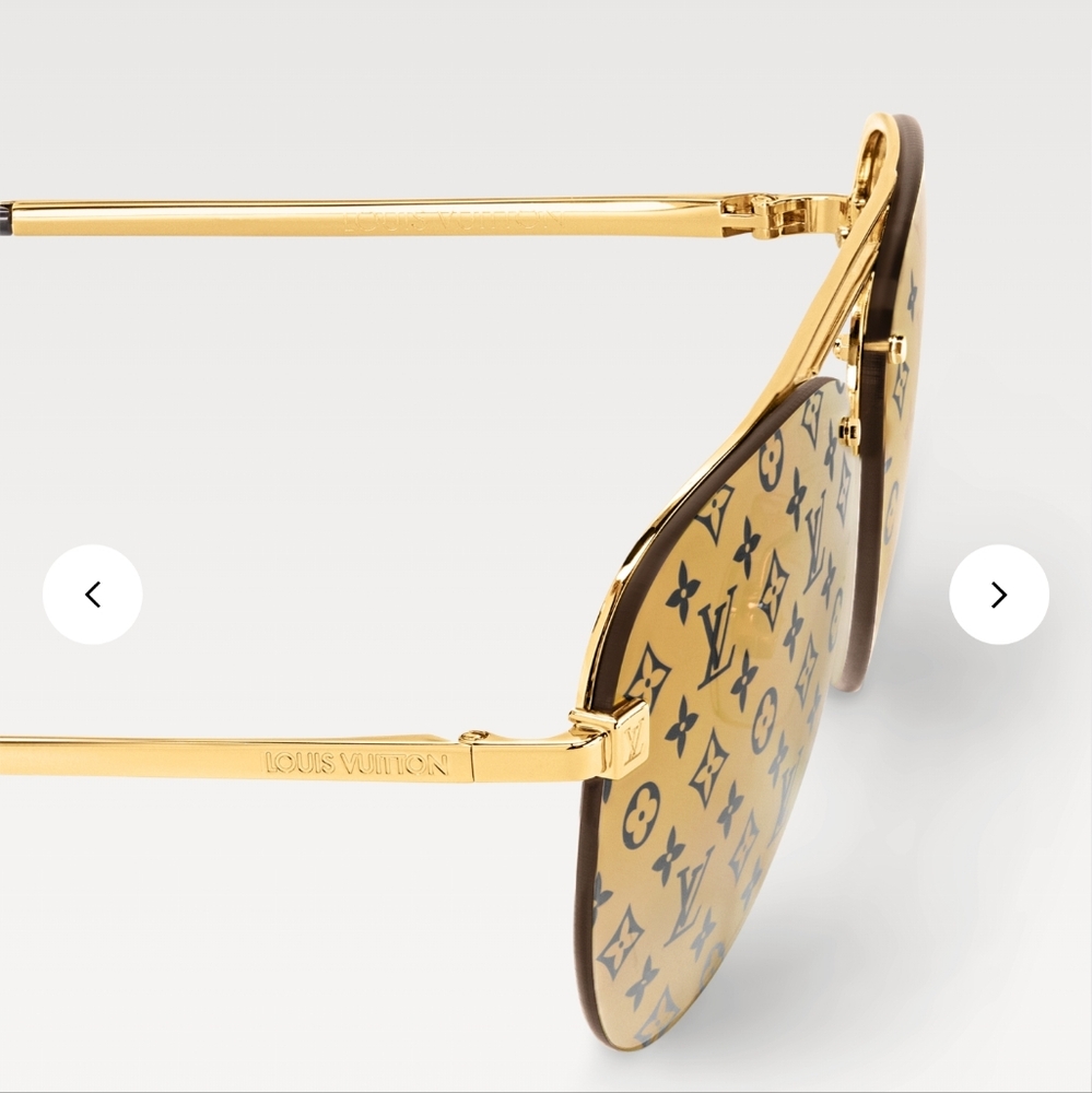 Authentic Louis Vuitton Clockwise Sunglasses Z1020W W/ Dust Bag, Box And Bag - Picture 6 of 16